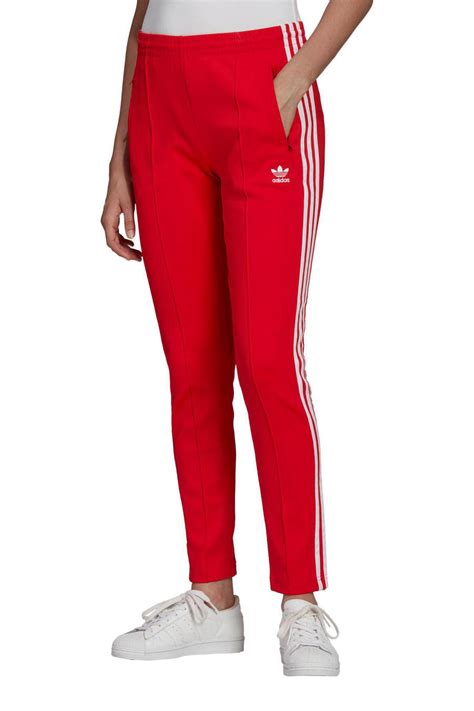 adidas broek rood zalando|Rode adidas Broeken voor dames online .